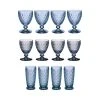 Villeroy & Boch Boston Coloured Wein- & Longdrinkgläser 12er Set Blau