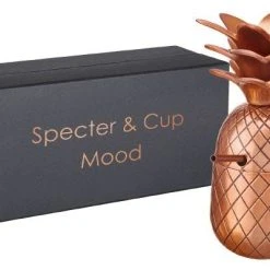 Null Mood Gold - Ananas - Cocktail Becher 300ml Mit Deckel Und Strohhalm -coffee saucer shop 040f9641 2b7d 4098 82d8 53018149b2b2 3