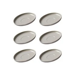 Ritzenhoff & Breker JASPER Espressountertasse ø 10,5 Cm Taupe 6er Set