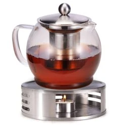 Null Bonvivre© Gusseisen Asiatisches Teeset 8-tlg Emailliert - Für 2 Personen | Teekanne (1,4 L), Teewärmer, Tassen, Untersetzer, Dosierlöffel, Siebeinsatz -coffee saucer shop 1df7385f 2289 491c 899f b304eaa929bf 3