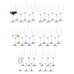 Leonardo PUCCINI Gläserset Bier, Sekt, Wein 30-tlg. -coffee saucer shop 1ed51b5f 0b2f 4470 8f03 8150ebc834b7 3