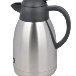 Metro-professional METRO Professional Isolierkanne, Edelstahl, 1 L, Schwarz/ Silber