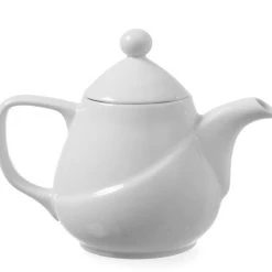 Null Teekanne Gourmet Weiß 0,6L (6 Stück) Von CHEFGASTRO