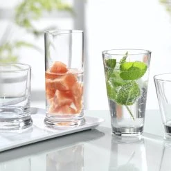 Leonardo 6 X Becherglas CIAO, Inhalt: 0,25 Liter, -coffee saucer shop 319e391f 247b 4044 b542 9c92ba205e4b scaled