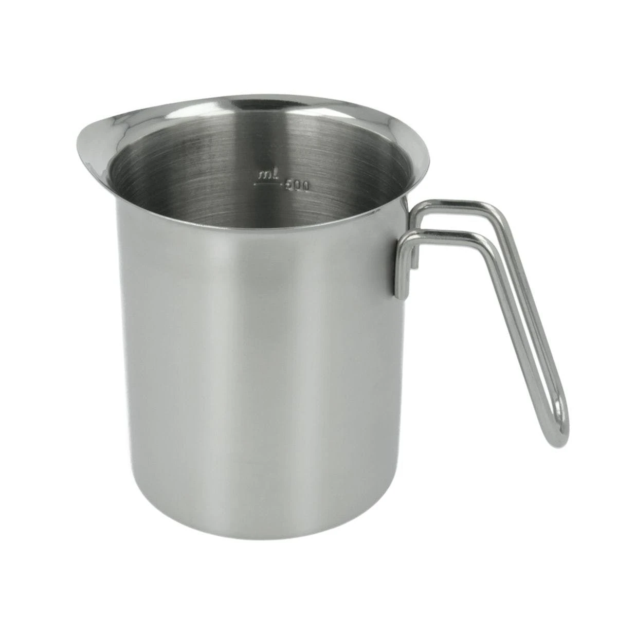 Milchkännchen Edelstahl 500ml - Mit Feiner Graduierung Für Latte Art & Milchschäumen
