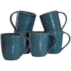 Leonardo MATERA Keramikbecher 430 Ml Anthrazit 6er Set -coffee saucer shop 637969f1 df44 40de a1a9 fb9afe074789