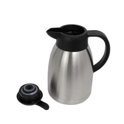 Metro-professional METRO Professional Isolierkanne, Edelstahl, 1 L, Schwarz/ Silber -coffee saucer shop 7d9ef0d3 feaf 4e1c 9865 88039bea17e6 scaled