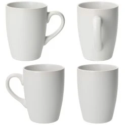 Null 6er Set Kaffeebecher 340ml White Biata Steingut - 24304304 -coffee saucer shop 85230e5c 4f43 42c2 aaf7 e8e7e7ad6918