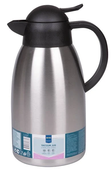 Metro-professional METRO Professional Isolierkanne, Edelstahl, Schwarz / Silber, 2 L 3 Metro-professional METRO Professional Isolierkanne, Edelstahl, Schwarz / Silber, 2 L