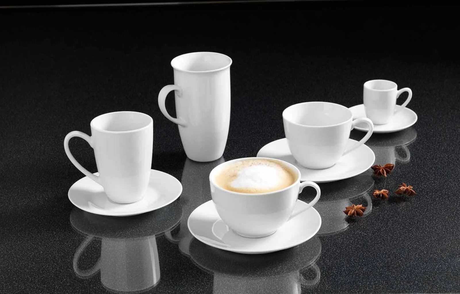 Ritzenhoff & Breker BIANCO Untertasse Kaffee 6er Set 9 Ritzenhoff & Breker BIANCO Untertasse Kaffee 6er Set – Bild 7