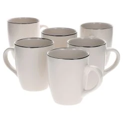 Null 6er Set Kaffeebecher 430ml Campo Grau -coffee saucer shop 9c23cd15 fae6 4910 8f82 34fb908e48b9