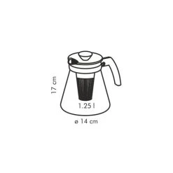 Null Tescoma Glas Teekanne Mit Teesieb Kaffeekanne Teebereiter 1,25 L Anthrazitfarben -coffee saucer shop 9d032338 211b 4167 b67e a50b01f74889