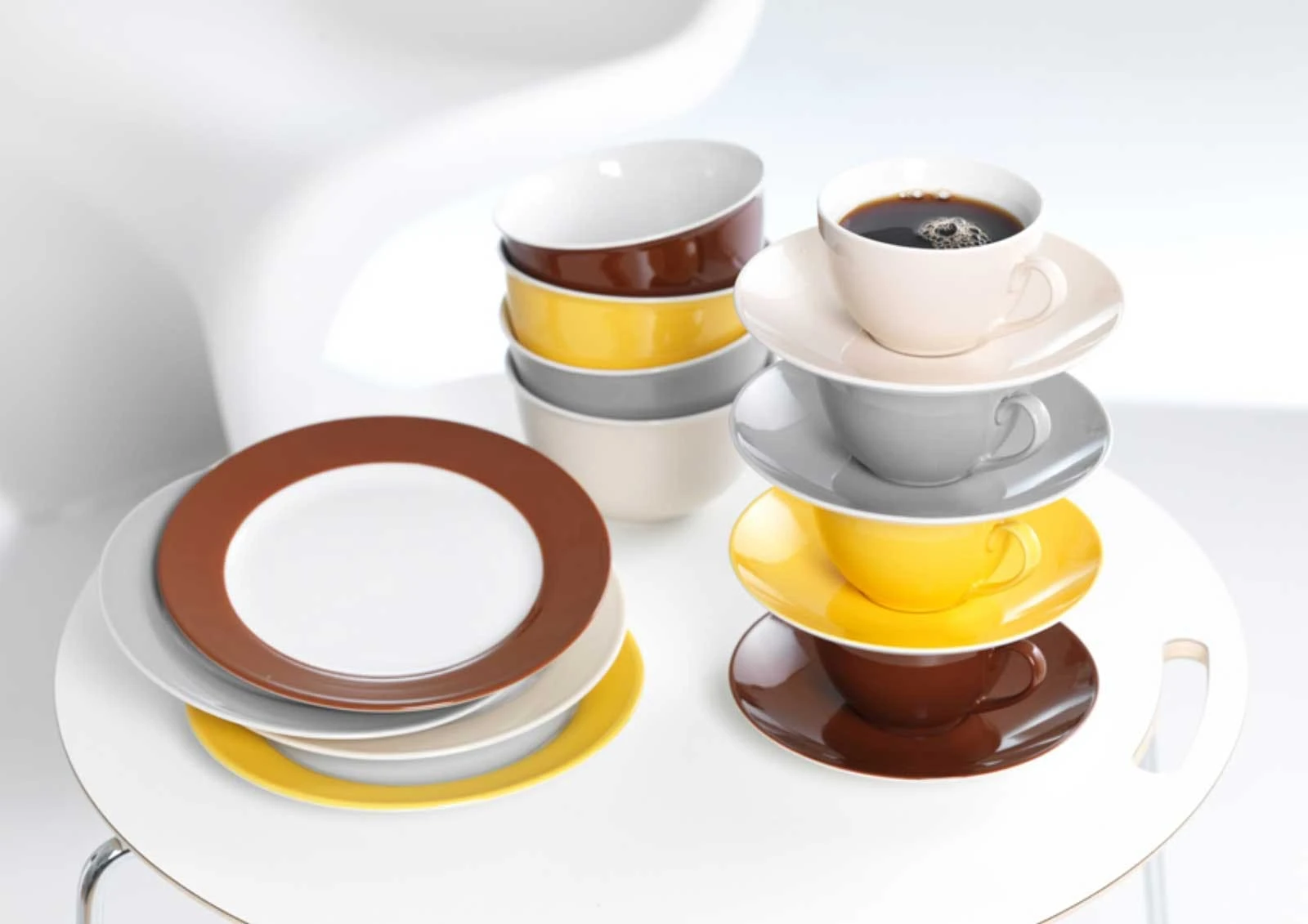 Ritzenhoff & Breker DOPPIO Jumbountertasse 17 Cm Toffee 6er Set - A 8 Ritzenhoff & Breker DOPPIO Jumbountertasse 17 Cm Toffee 6er Set - A – Bild 6