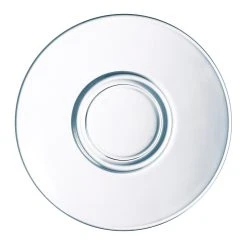 48 X Aroma Transparent Untertasse 12cm * - Arcoroc Transparent (gehärtet)