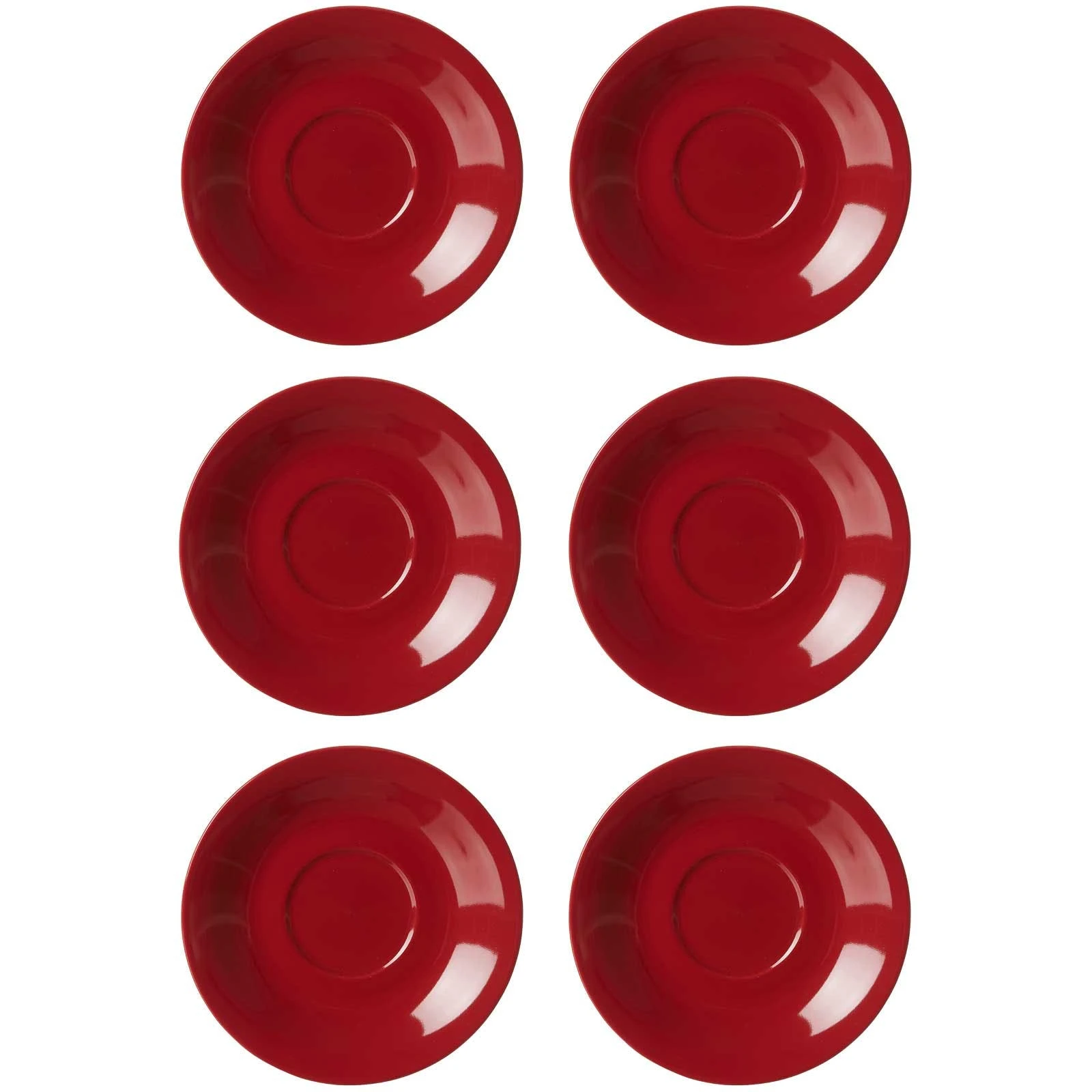 Ritzenhoff & Breker DOPPIO Jumbountertasse 17 Cm Rot 6er Set 3 Ritzenhoff & Breker DOPPIO Jumbountertasse 17 Cm Rot 6er Set