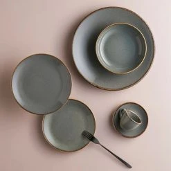 Null Untertasse Stone Elegant ø16cm Grau (24 Stück) 15 Null Untertasse Stone Elegant ø16cm Grau (24 Stück) -coffee saucer shop a9c8901e 0c6d 4ab1 8cee 41c09caacc9f