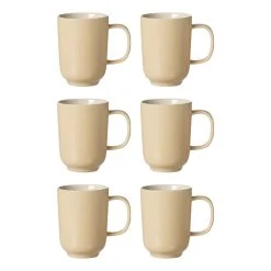 Ritzenhoff & Breker JASPER Kaffeebecher 285 Ml Grau 6er Set -coffee saucer shop b3bca684 3c9d 445b bcdd 57e5a411c593 5