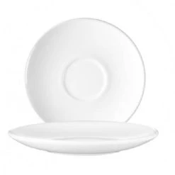 Arcoroc 24x Kaffeeuntertasse 14 Cm Form Restaurant Uni Weiß