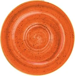 Bonna Premium Porcelain ATCRIT04CT Aura Terracotta Untertasse, Untersetzer, Porzellan, Terrakotta, 1 Stück