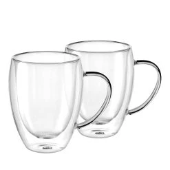 Leonardo MATERA Keramikbecher 430 Ml Anthrazit 2er Set -coffee saucer shop cae63b52 f6e3 435e 9059 acb48951416a