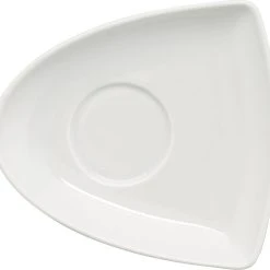 Esmeyer 12 X Bauscher Kombi-Untertasse ENJOY Asymetrisch,