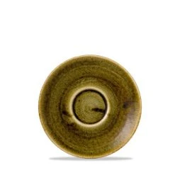 Churchill 12 X Cappuccinountertasse 15,6cm STONECAST Plume Green