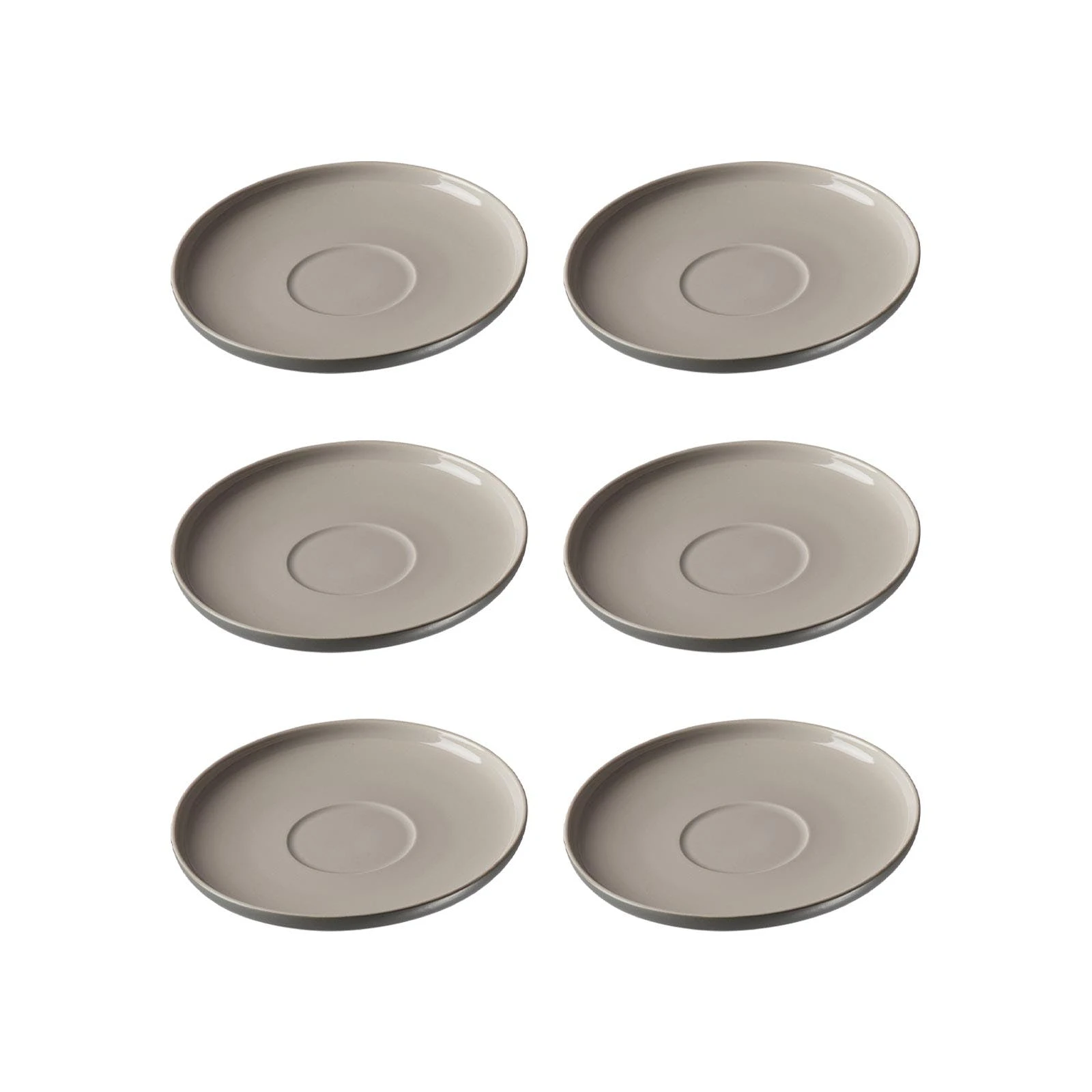 Ritzenhoff & Breker JASPER Kaffeeuntertasse ø 15 Cm Taupe 6er Set 6 Ritzenhoff & Breker JASPER Kaffeeuntertasse ø 15 Cm Taupe 6er Set – Bild 4