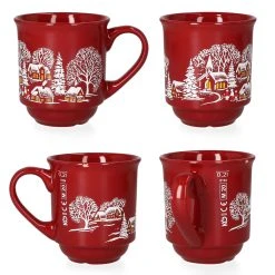 Null 3160100 - 6er Set Glühweinbecher In Dunkelrot Mit Weihnachtslandschaft 0,2L Geeicht 14 Null 3160100 - 6er Set Glühweinbecher In Dunkelrot Mit Weihnachtslandschaft 0,2L Geeicht -coffee saucer shop f060ca55 bc05 4809 8c7a 979d1a595e2b