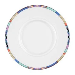 Esmeyer 6 X Seltmann Untertasse 1 15,5 Cm, Form: Vitalis, Dekor: 30770 Portofino