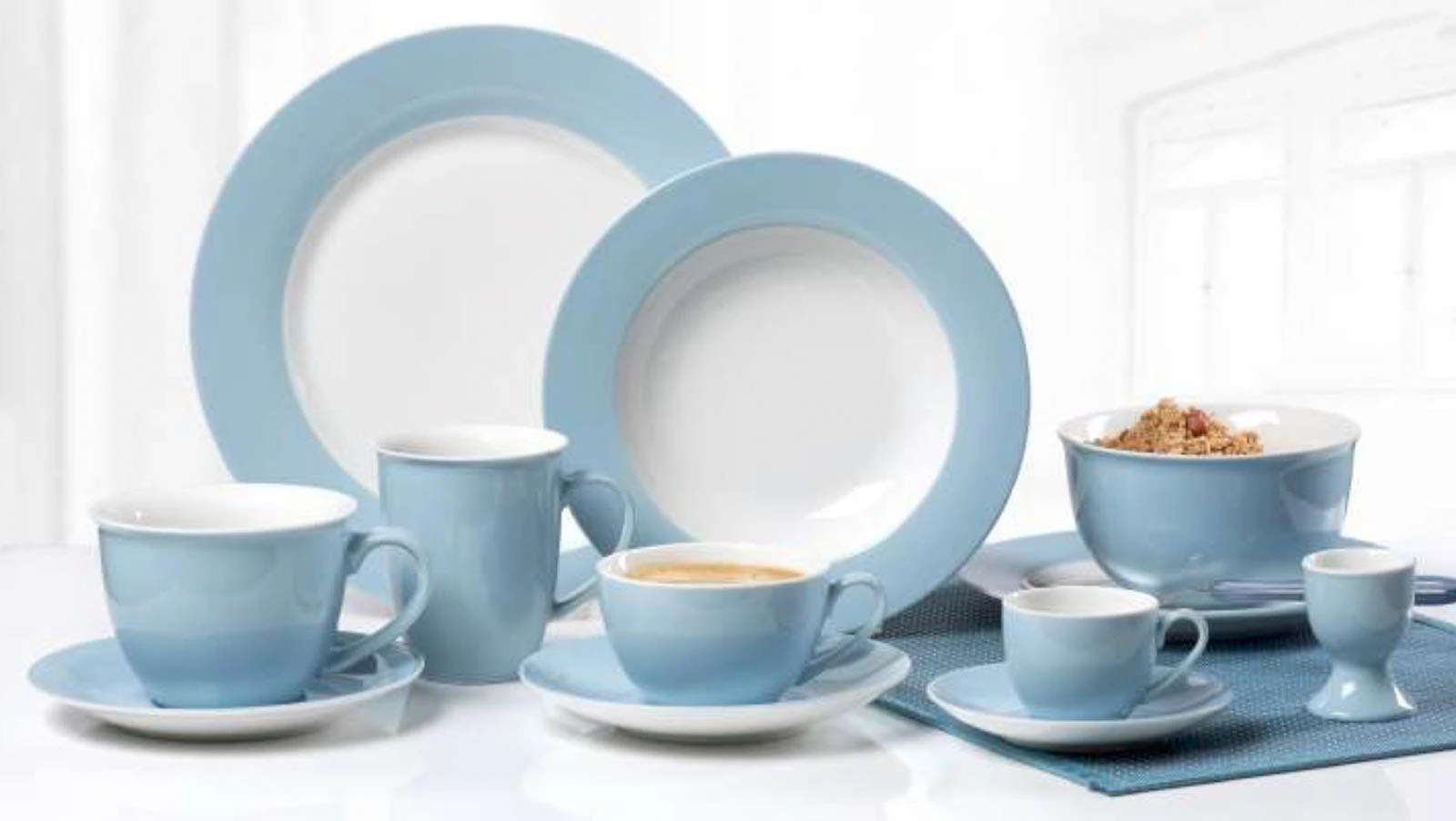 Ritzenhoff & Breker DOPPIO Jumbountertasse 17 Cm Nordic Blau 6er Set - A 8 Ritzenhoff & Breker DOPPIO Jumbountertasse 17 Cm Nordic Blau 6er Set - A – Bild 6