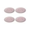 Leonardo MATERA Espressountertasse 11 Cm Rosa 4er Set - A -coffee saucer shop f8085421 2e1b 46ff a41e c0f04b1bc7a1