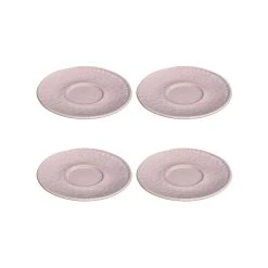 Leonardo MATERA Espressountertasse 11 Cm Rosa 4er Set - A