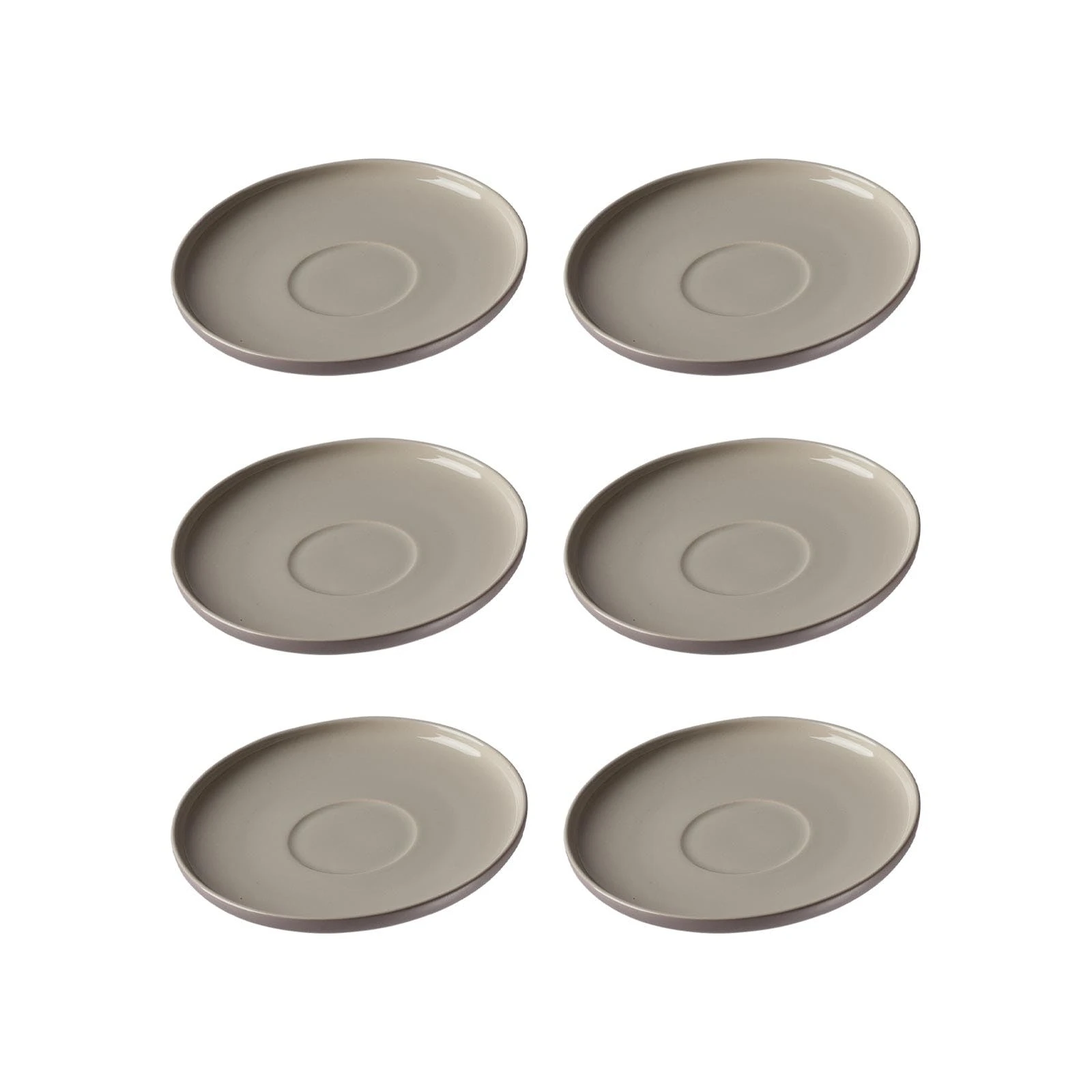 Ritzenhoff & Breker JASPER Kaffeeuntertasse ø 15 Cm Taupe 6er Set 3 Ritzenhoff & Breker JASPER Kaffeeuntertasse ø 15 Cm Taupe 6er Set